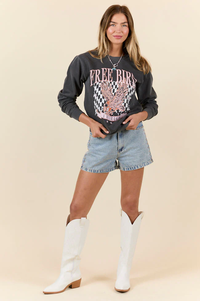 Grey Graphic Sweatshirt